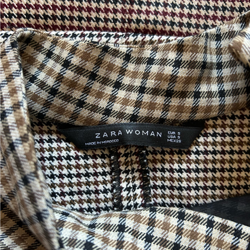 Zara Patchwork Mini Dress Size Small - image 7